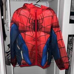 H&M Superhero Windbreaker Jacket - Red and Blue